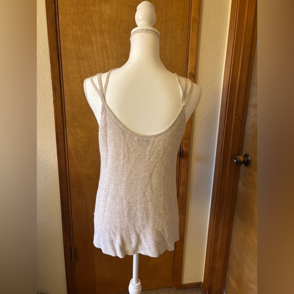 American Eagle Outfitters Light Beige Strappy Camisole - Picture 3 of 4